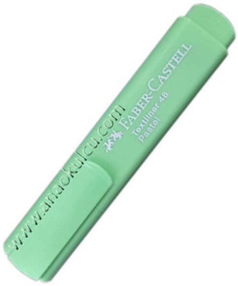 faber castell pastel açık yeşil işaretleme kalemi
